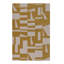 Geometric Area Rug in Mustard Yellow-56079610