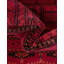 Tapis rouge / noir de style sud-ouest Amro-23393997