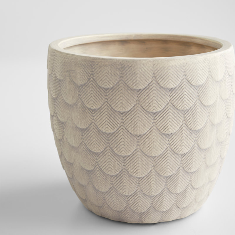 Nereus Handmade Ceramic Planter, 6.75" H x 8.25" W x 8.25" D