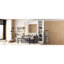 Lit simple blanc avec rangement et tablettes-2123223531
