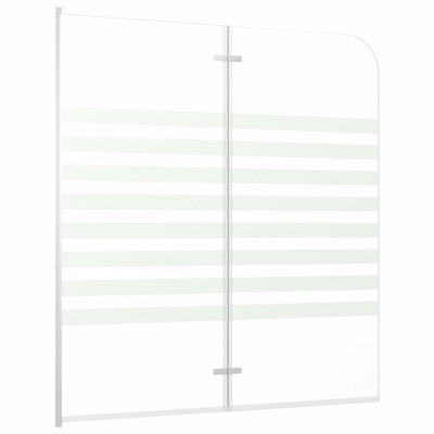Arum 1400 mm H Folding / Bi-Fold Framed Tub Door with Frosted Glass