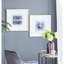 "Grace" Agate mauve, boîtes murales d'ombre, 23,5 po carré, 2 pièces - Rehaussez votre espace avec 40% PS et 15% verre, art carré, motifs de matériaux distincts