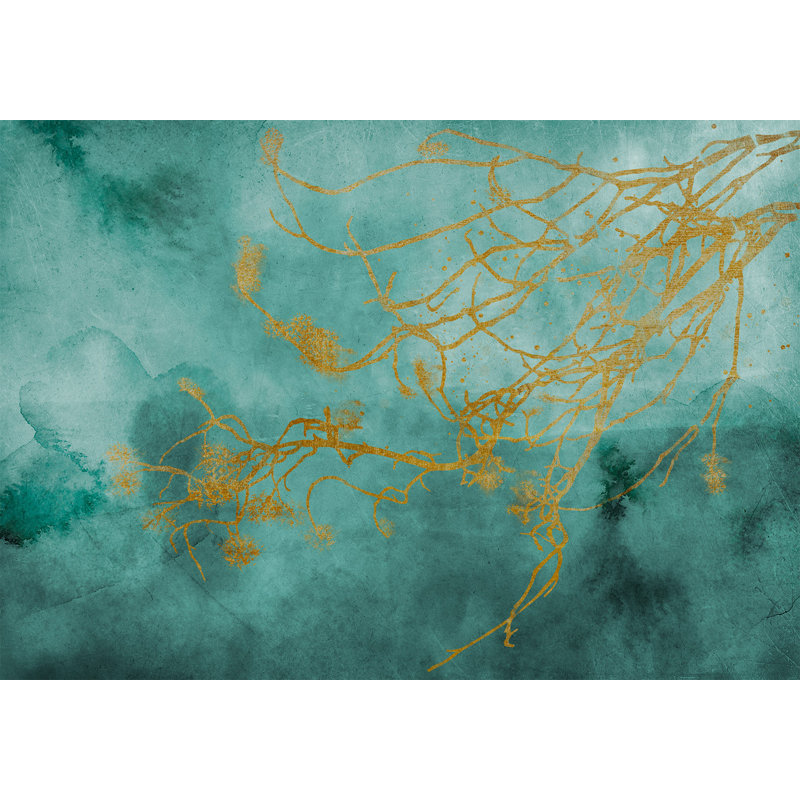 Abstract Wallpaper Wall Mural - Gentle Breeze, 82" L x 118" W
