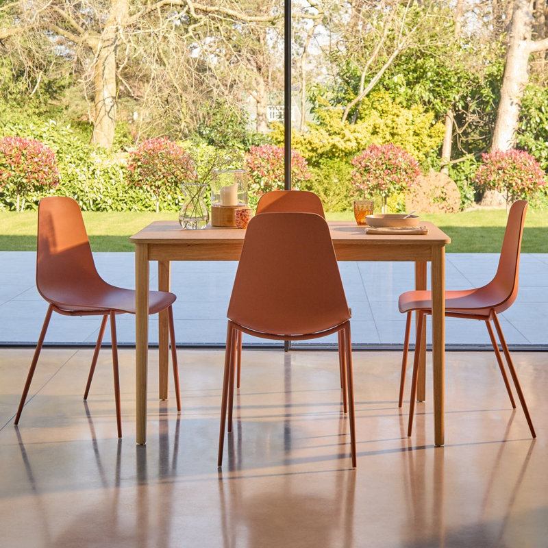 4 - Person Dining Set, Orange