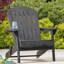 Chaise pliante rustique gris foncé - Bois pour l'extérieur gris, utilisation-2026368970
