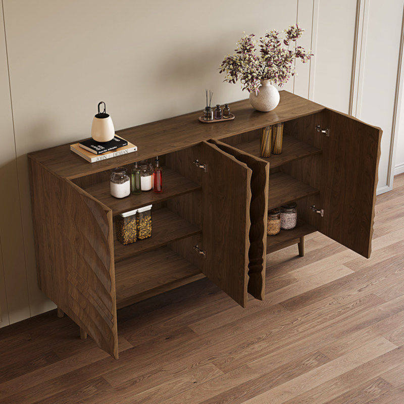Buffet de rangement rétro de style français, H 35,43 po x l 59,05 po x P 15,74 po