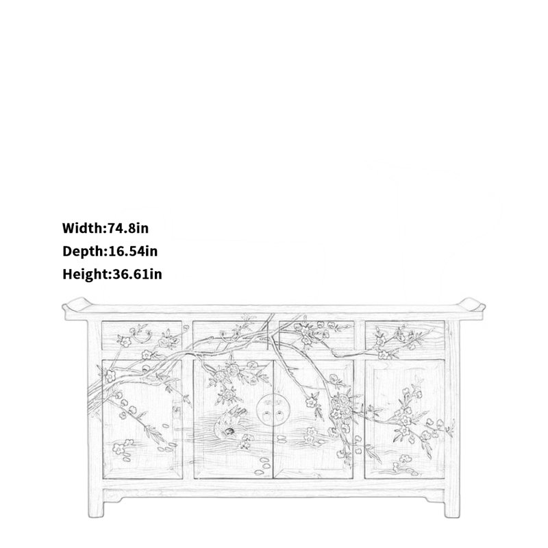 Creative Painted TV Stand