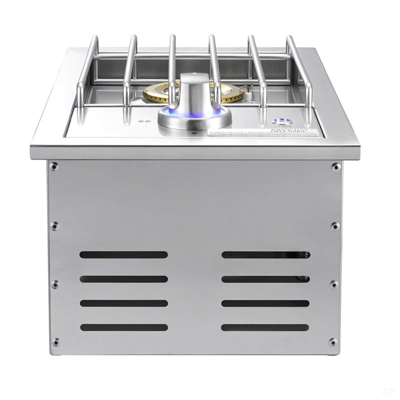 Brûleur latéral simple pour barbecue au propane et au gaz naturel 17 000 BTU pour l'extérieur