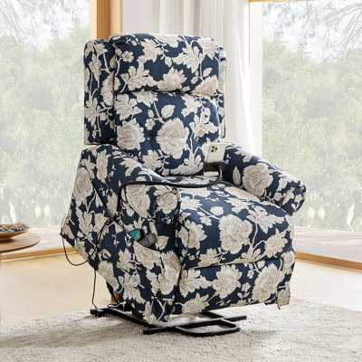 Xayah Lift Assist Heated Massage Power Recliner with Adjustable Headrest
