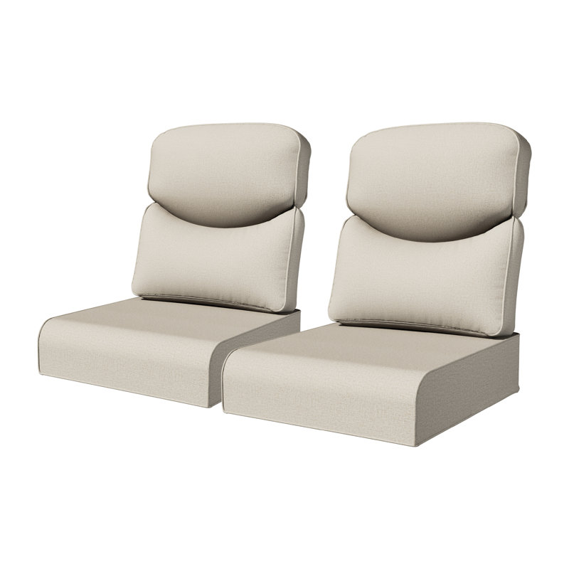 Coussin extérieur en oléfine beige Adwin, Beige, 2