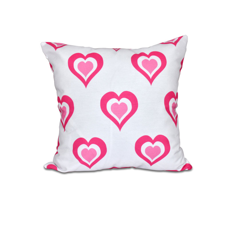 Housse de coussin et insertion carrée day st, Fuchsia, H 18 po x l 18 po