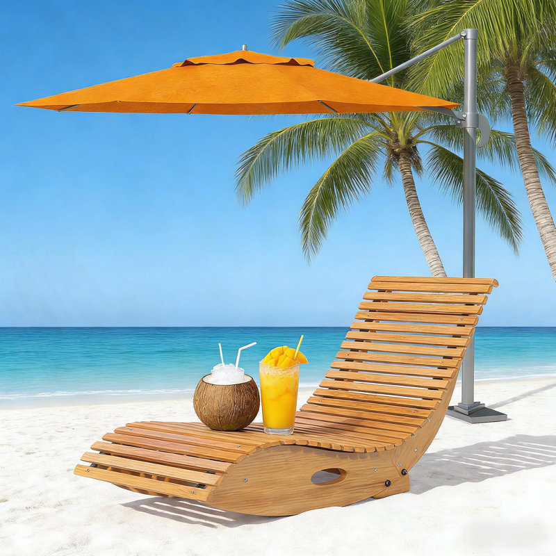 Chaise berçante en bois, chaise berçante d'extérieur