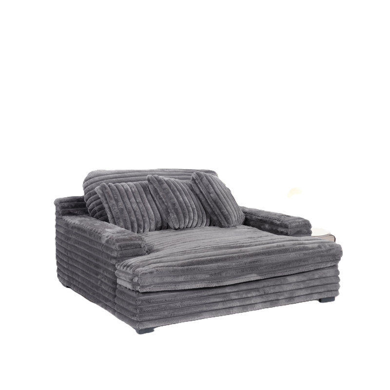 Fauteuil Man Wah Presley, Gris foncé
