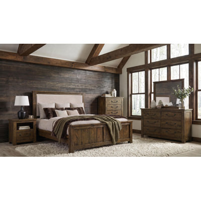 Danielo 4 Piece Upholstered Linen Bedroom Set