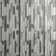 Smoky Alps Porcelain/Glass Linear Mosaic Wall Tile