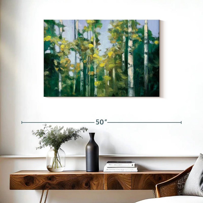 Alvord Birches, 24" H x 36" W