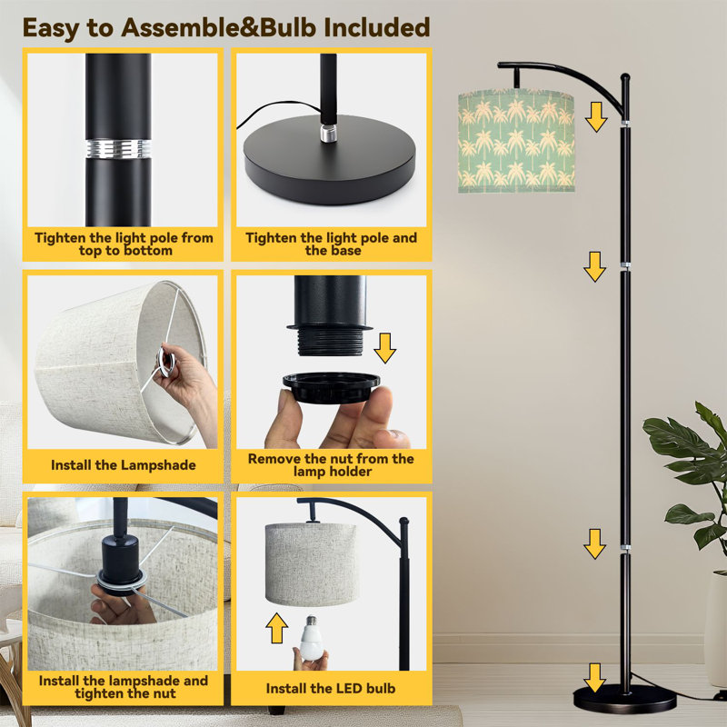 Lampadaire Arc Palm