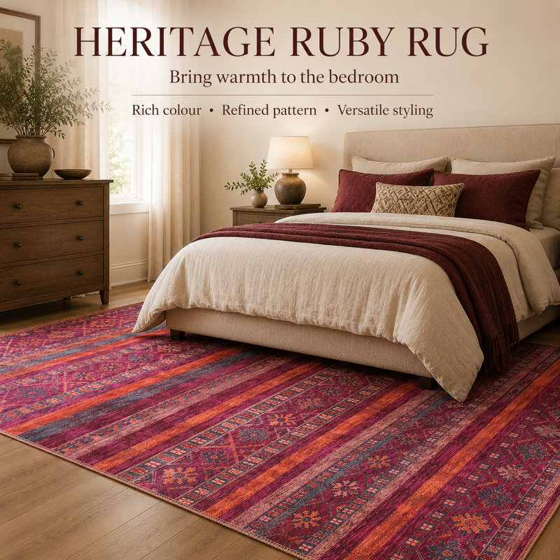 Oriental Cotton and Chenille Flatweave Area Rug, 200 x 300 cm