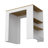 Malahki Kitchen Island Doyle, 3 Shelves, Width x 36.2, Faux Marble Top Color Finish-1173628564-1173628565