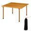 Outdoor Pop-Up Folding Bamboo Roll Table