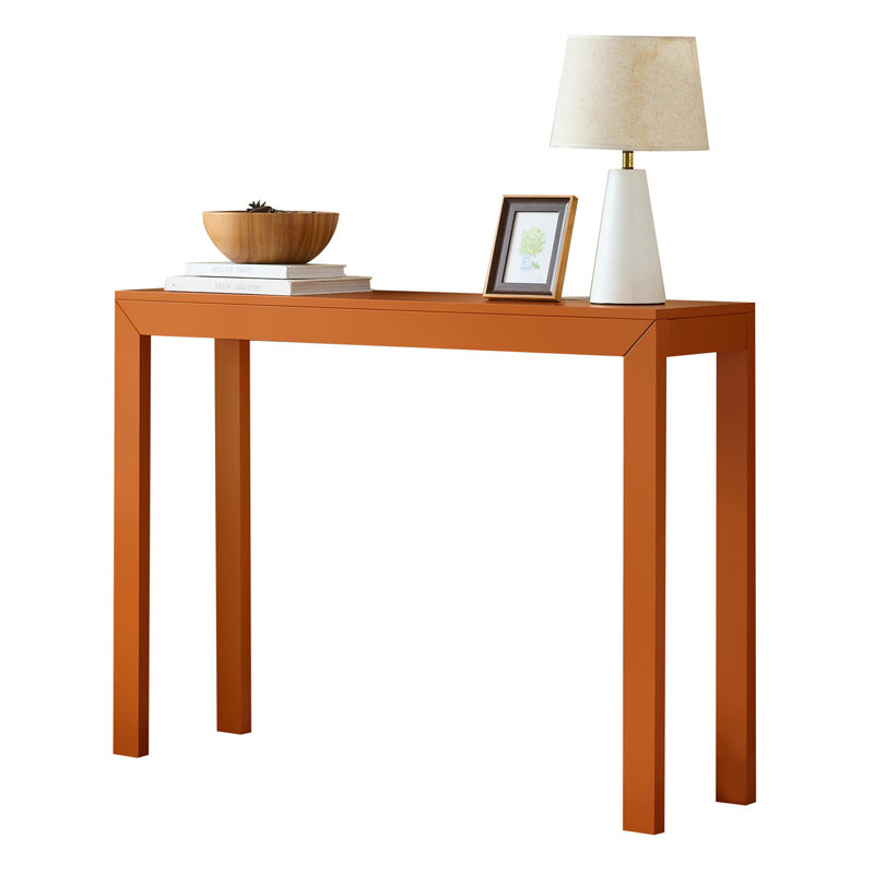 Modern Console Table for Entryway or Living Room, Narrow Sofa Table with Sleek Rectangular Design for Hallway or Behind Couch