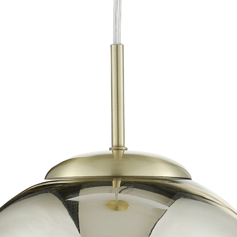 Saundra 1-Light Globe Pendant, 120cm H x 30cm W x 30cm D