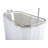 Aaryn-John Vinyl Shower Curtain with Hooks Included-1154466288
