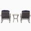 Chaise berçante en acier