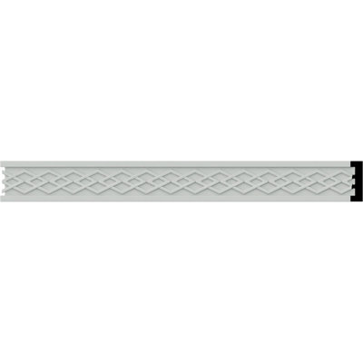 Rail de chaise Swindon H 1 1/8 po x P 3/8 po x L 94 1/2 po (répétition 3/4 po)