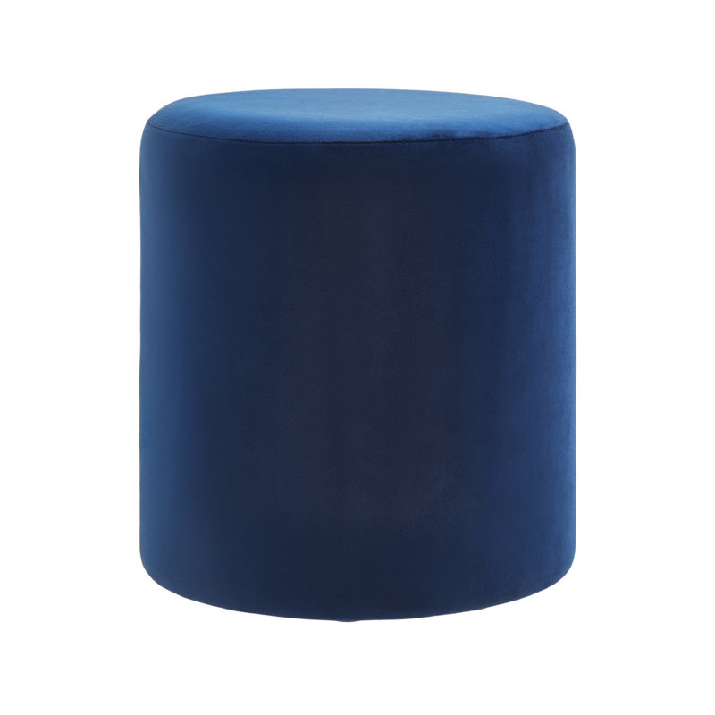 Manufactured Wood Accent Stool, Blue