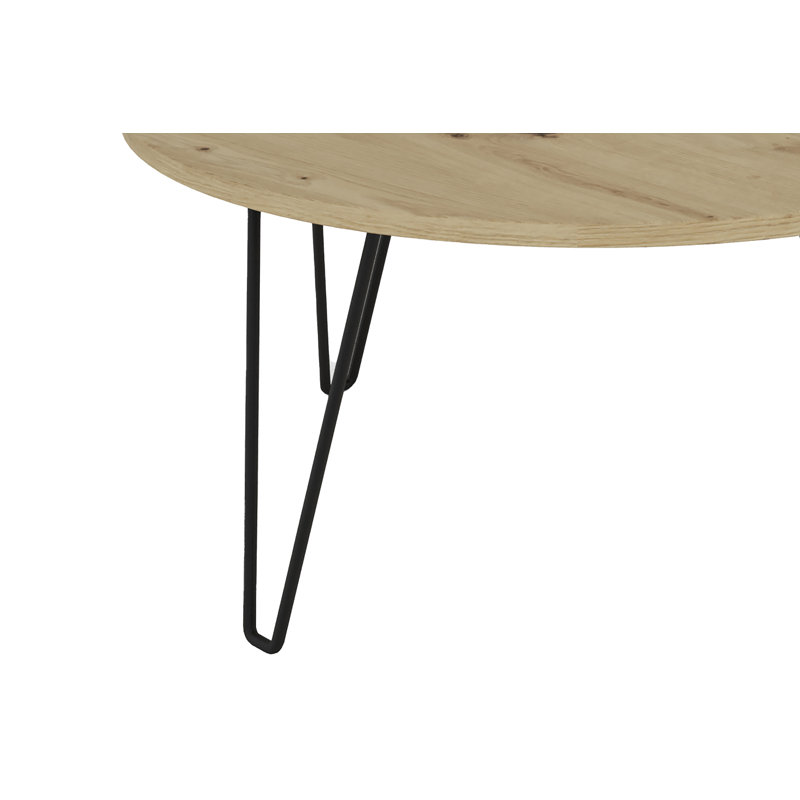 Ahleah Four Leg Coffee Table, Beige