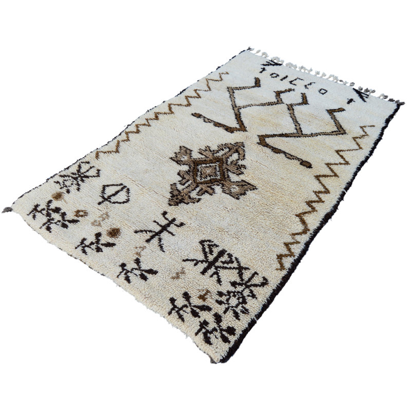 One-of-a-Kind Rectangle 3'6" X 5'9" Hand Knotted Area Rug