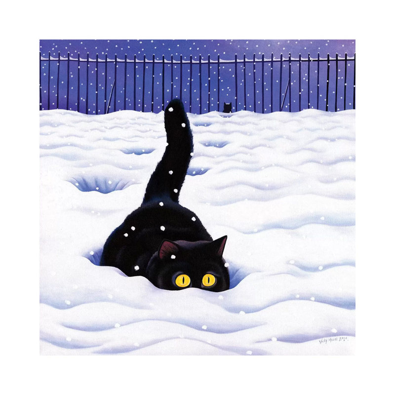 Bigfoot by Vicky Mount - Painting on Canvas, 66.04cm H x 66.04cm W x 1.91cm D, Wrapped Canvas