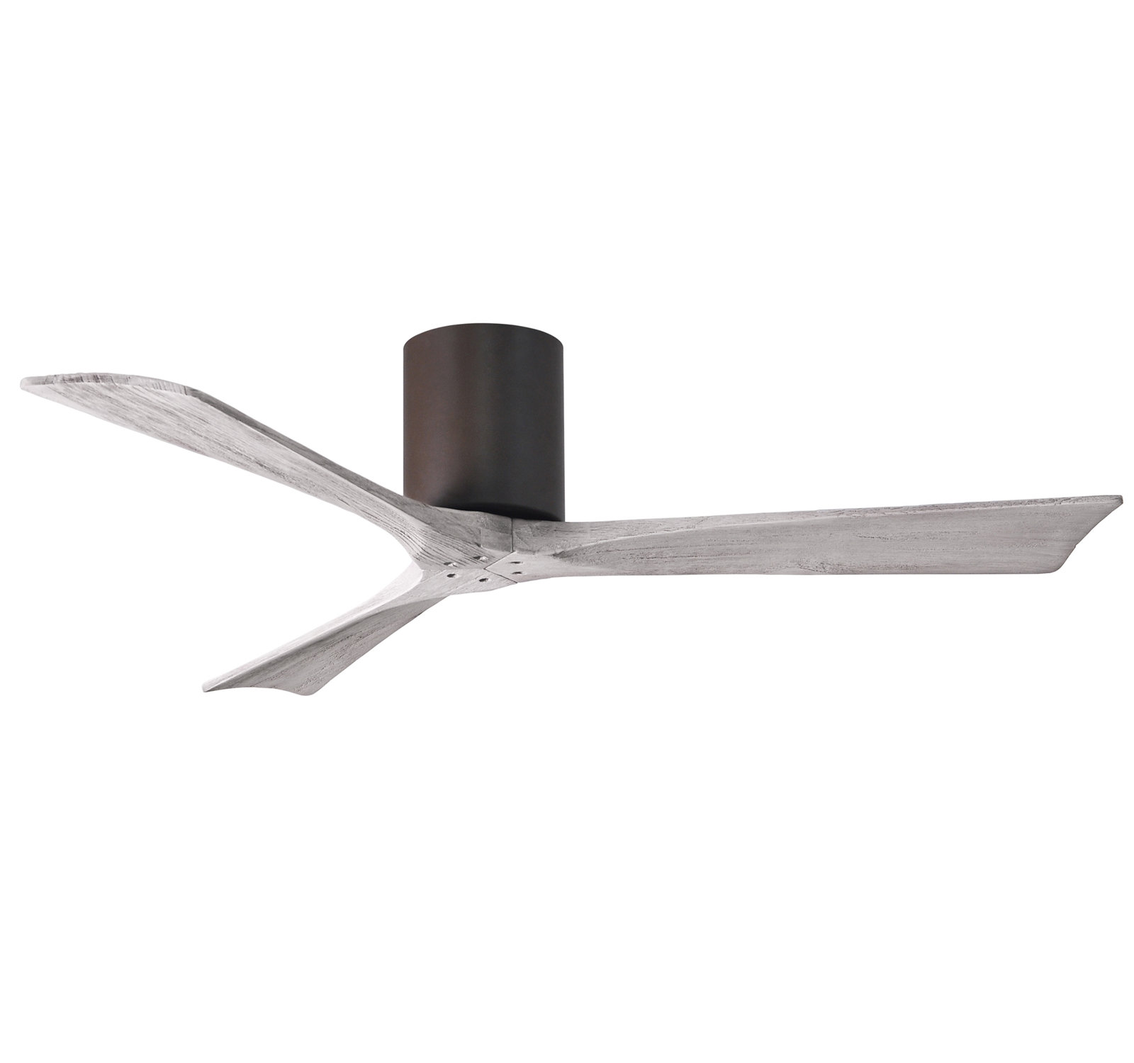 Olivier 3 Blade Ceiling Fan, Textured Bronze, Barn Wood Tone, 52"