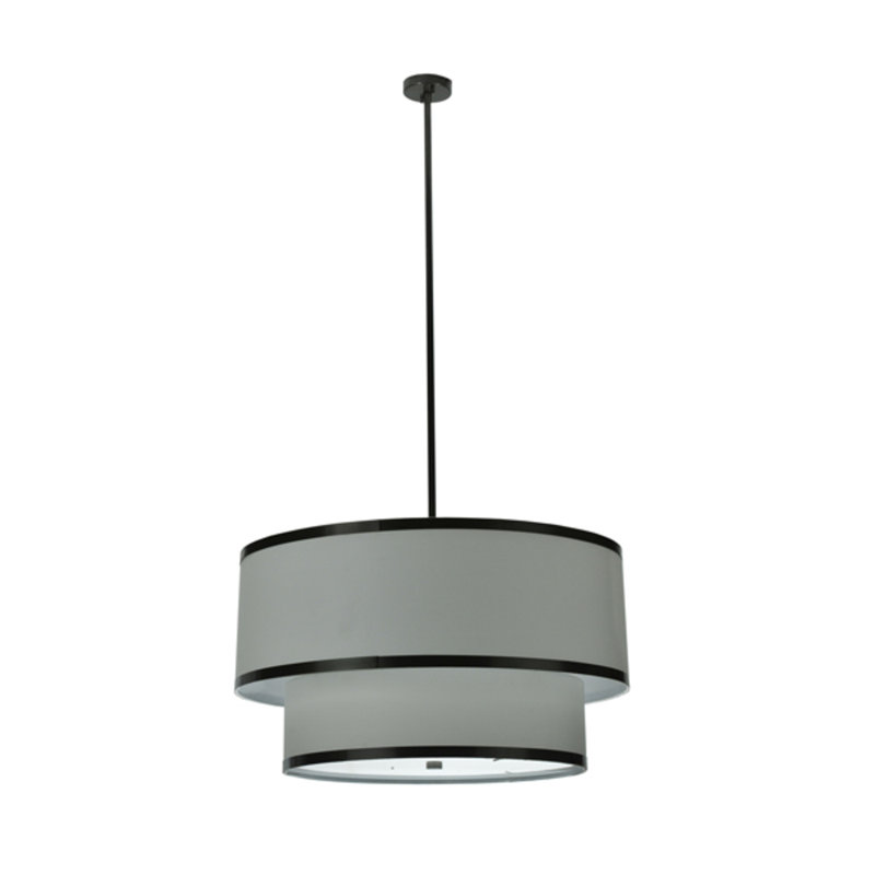 Zackrey 3 - Light Steel Dimmable Chandelier