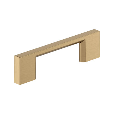 Cityscape 3 inch (76mm) Center-to-Center Champagne Bronze Cabinet Pull - 25 Pack