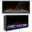50" Wide Recessed and Wall Mounted Electric Fireplace - Linear 1500W Heater with Remote-128651765