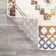 Amir Moroccan Beni Souk Ivory/Blue/Orange Rug