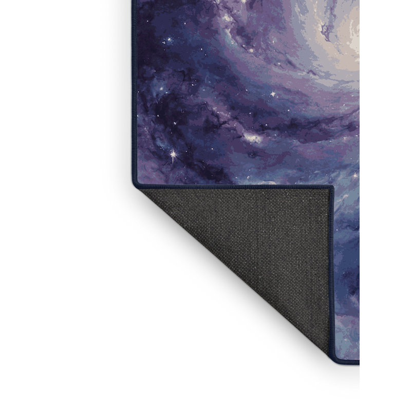 Tapis mauve soyeux et moelleux, Tapis de couloir 2 pi x 5 pi