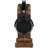Deco Gear Wood Headphone Display Stand Secure Tabletop Holder with Hard Travel Case