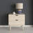 Indra 22" H 2-Drawer Wood Nightstand -2037666227