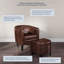 Fauteuil demi-tonneau avec repose-pieds 27,95 po Ansaldo-896957923