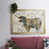 Gold Closed Corner Framed Canvas n'est pas disponible