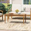 Table basse d'extérieur Acacia Classic, finition naturelle
