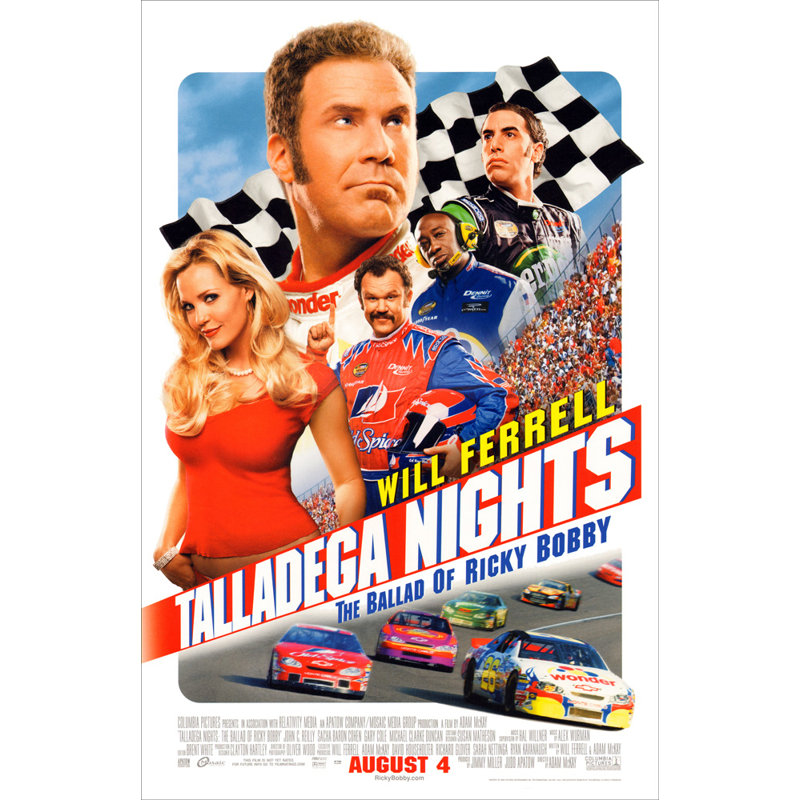 Talladega Nights LC012, 18'' H x 12'' W