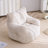 Soft Fluffy Corduroy Fabric Bean Bag Chair Filled With Memory Sponge,Beige-1283567986
