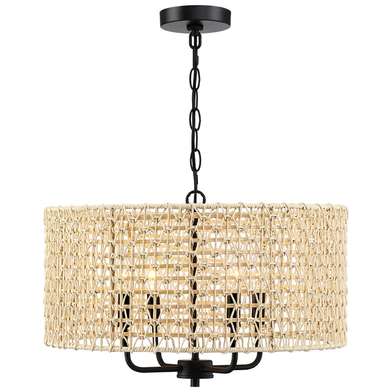 Lustre tambour 4 lumières Cibecue