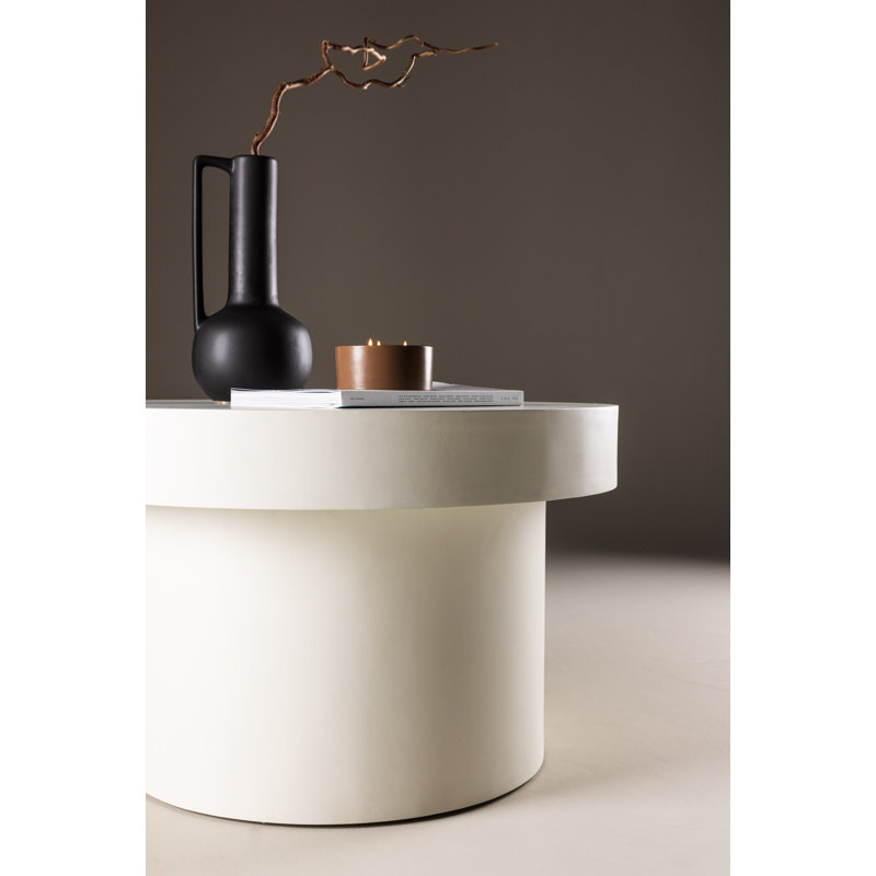 Dandra Coffee Table, White