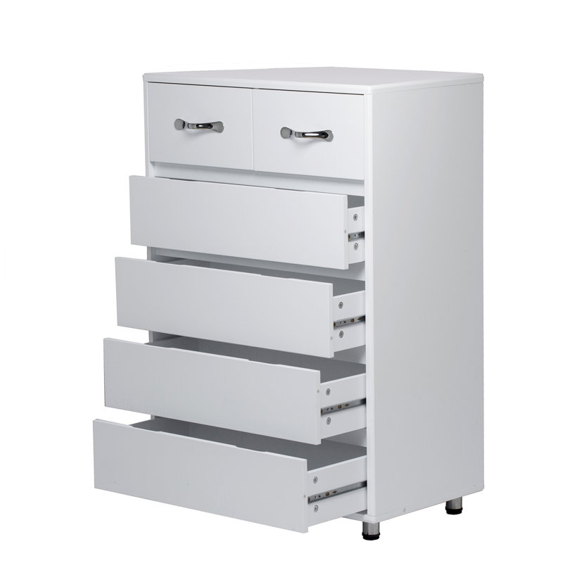 27.55'' Wide 4 - Drawer Storage Cabinet, White