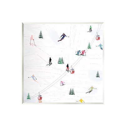 Axe-358-Wood People on Ski Slopes par Ashley Singleton